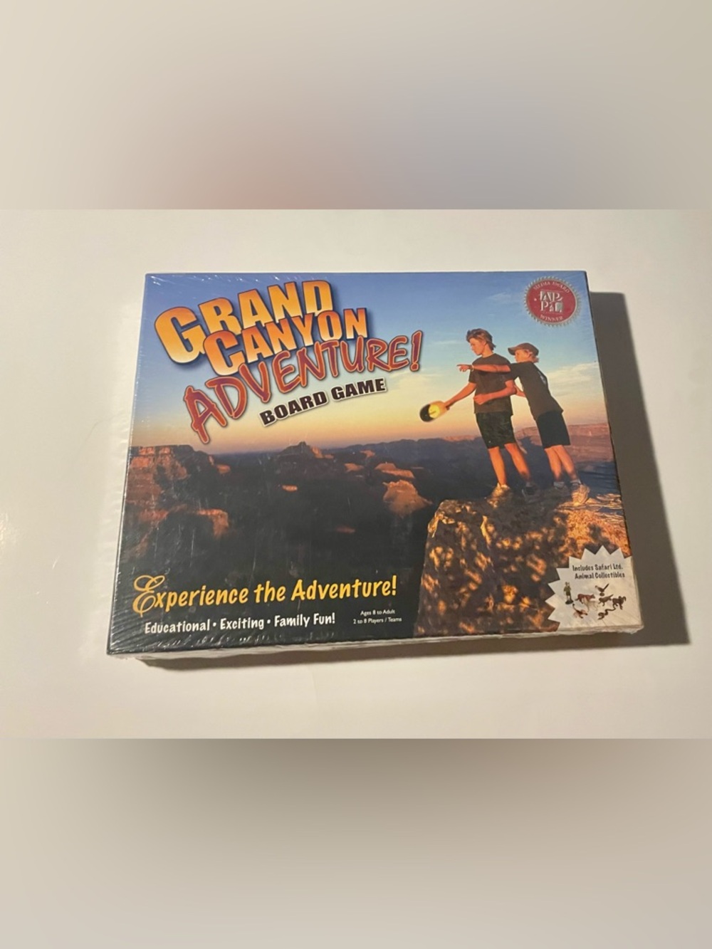 NEW Sealed Grand Canyon Adventure Board Game 2007 Safari Ltd Animals